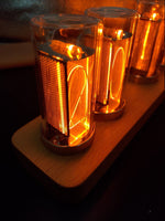 LED Modern Nixie Tube Style Clock Alarm (4 tubes)