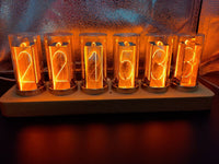LED Modern Nixie Tube Style Clock Alarm (6 tubes)