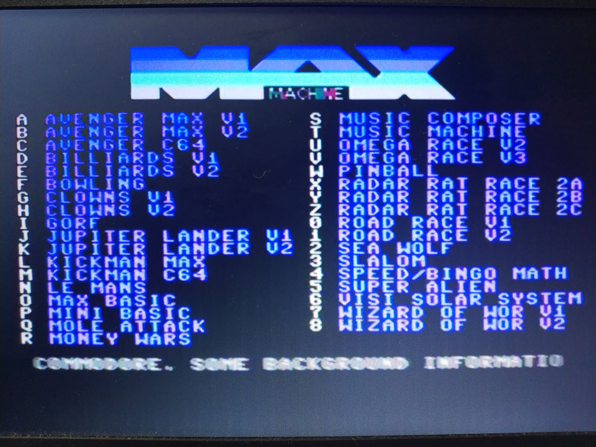Commodore MultiMax Cartridge for MAX Machine/UltiMax/Commodore 64/C64 ...