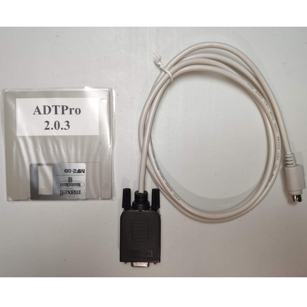 ADTPro boot disk and serial cable for Apple IIgs / IIc plus